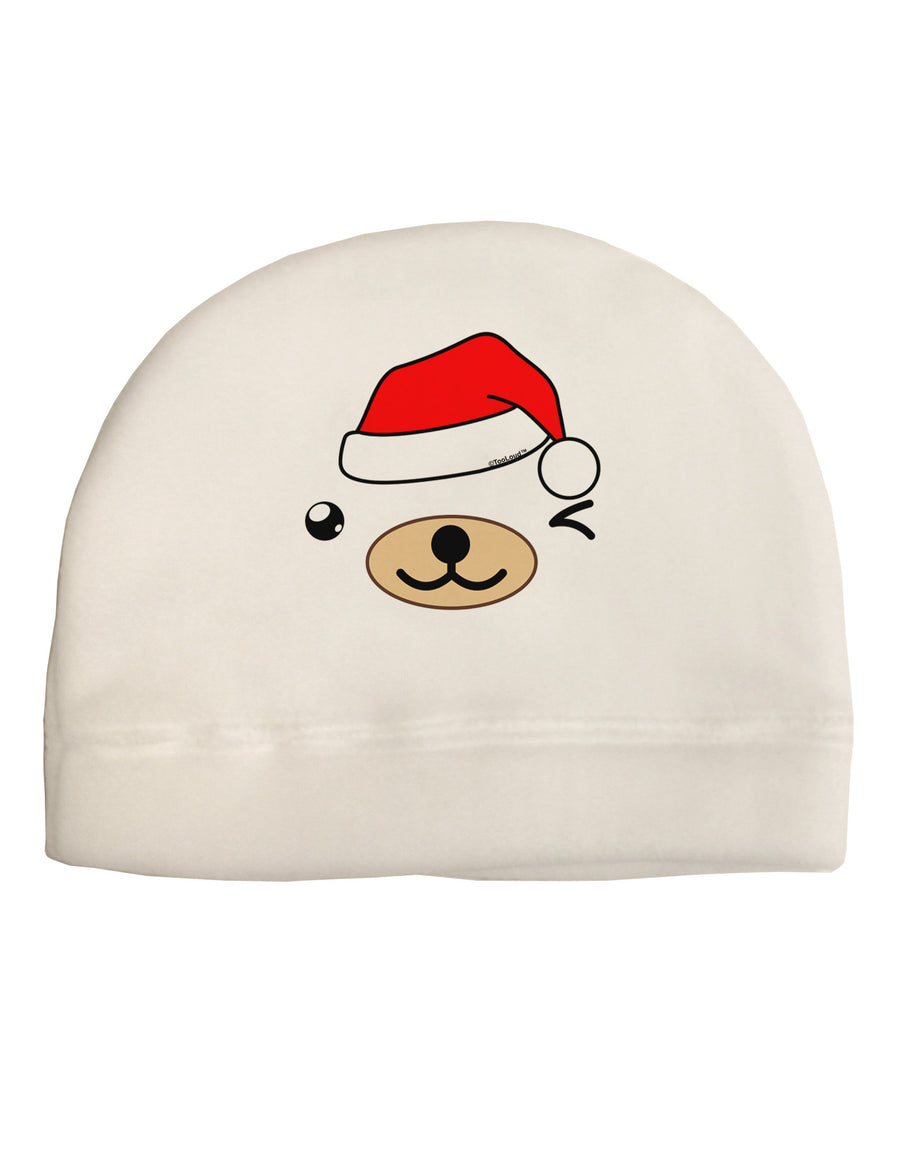 Kyu-T Face Beartholomew Santa Boy Bear Child Fleece Beanie Cap Hat-Beanie-TooLoud-White-One-Size-Fits-Most-Davson Sales