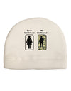 TooLoud Your Girlfriend My Girlfriend Military Adult Fleece Beanie Cap Hat-Beanie-TooLoud-White-One-Size-Fits-Most-Davson Sales