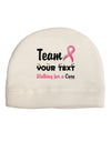 Personalized Team -Name- Breast Cancer Walk - Walking for a Cure Adult Fleece Beanie Cap Hat-Beanie-TooLoud-White-One-Size-Fits-Most-Davson Sales