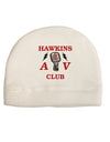 Hawkins AV Club Adult Fleece Beanie Cap Hat by TooLoud-Beanie-TooLoud-White-One-Size-Fits-Most-Davson Sales