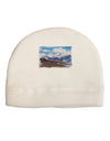 Pikes Peak Adult Fleece Beanie Cap Hat-Beanie-TooLoud-White-One-Size-Fits-Most-Davson Sales