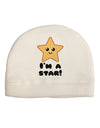 Cute Starfish - I am a Star Child Fleece Beanie Cap Hat by TooLoud-Beanie-TooLoud-White-One-Size-Fits-Most-Davson Sales