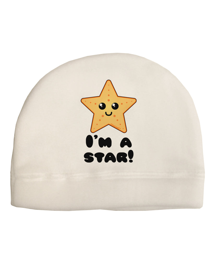 Cute Starfish - I am a Star Child Fleece Beanie Cap Hat by TooLoud-Beanie-TooLoud-White-One-Size-Fits-Most-Davson Sales