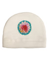 Watercolor Flower Adult Fleece Beanie Cap Hat-Beanie-TooLoud-White-One-Size-Fits-Most-Davson Sales