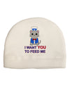 Patriotic Cat I Want You Adult Fleece Beanie Cap Hat by TooLoud-Beanie-TooLoud-White-One-Size-Fits-Most-Davson Sales