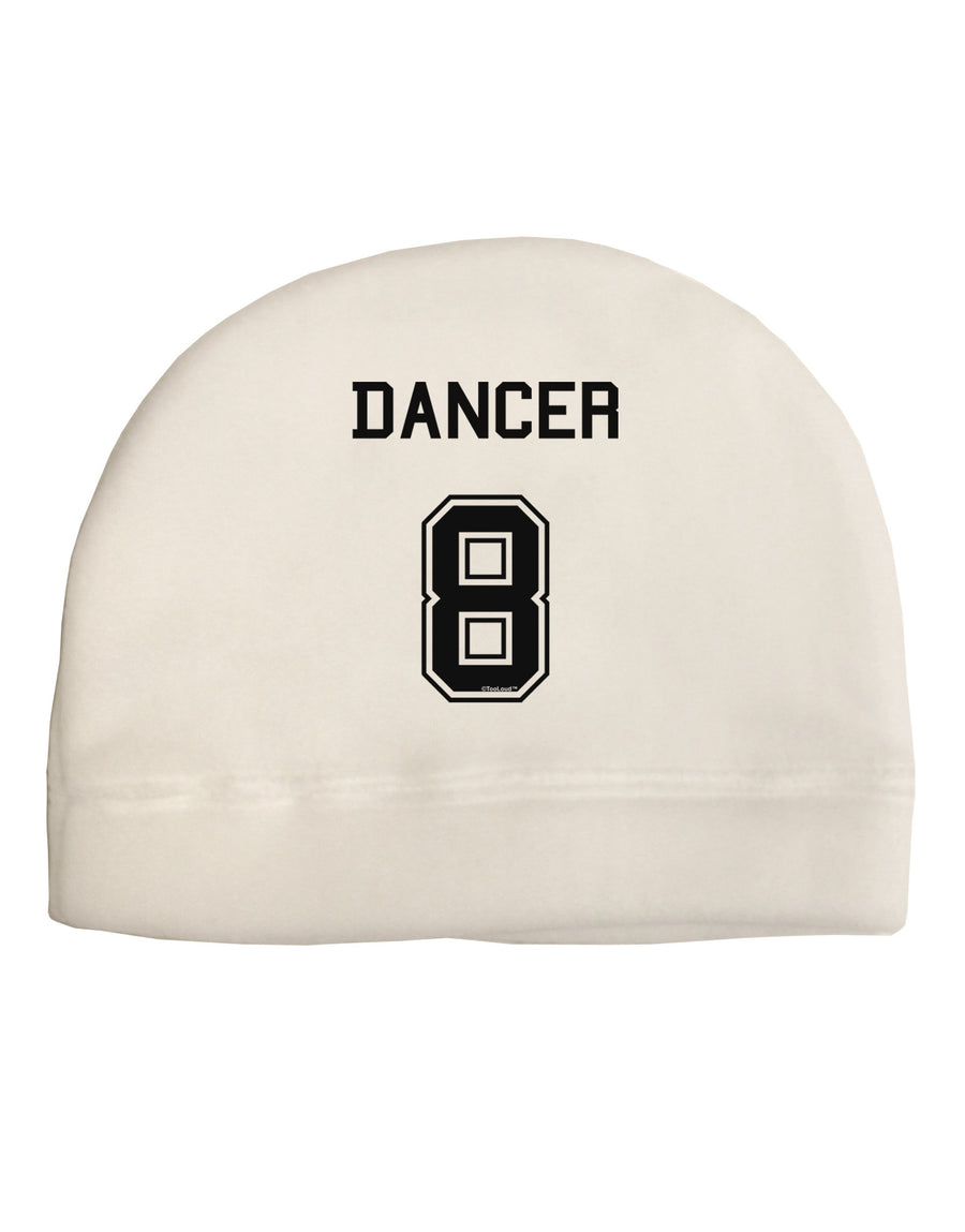 Reindeer Jersey - Dancer 8 Child Fleece Beanie Cap Hat-Beanie-TooLoud-White-One-Size-Fits-Most-Davson Sales