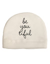 BeYouTiful - Beautiful Child Fleece Beanie Cap Hat-Beanie-TooLoud-White-One-Size-Fits-Most-Davson Sales