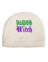 Basic Witch Color Green Adult Fleece Beanie Cap Hat-Beanie-TooLoud-White-One-Size-Fits-Most-Davson Sales