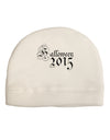 Halloween Current Year Script Text Child Fleece Beanie Cap Hat-Beanie-TooLoud-White-One-Size-Fits-Most-Davson Sales