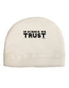 In Science We Trust Text Child Fleece Beanie Cap Hat-Beanie-TooLoud-White-One-Size-Fits-Most-Davson Sales