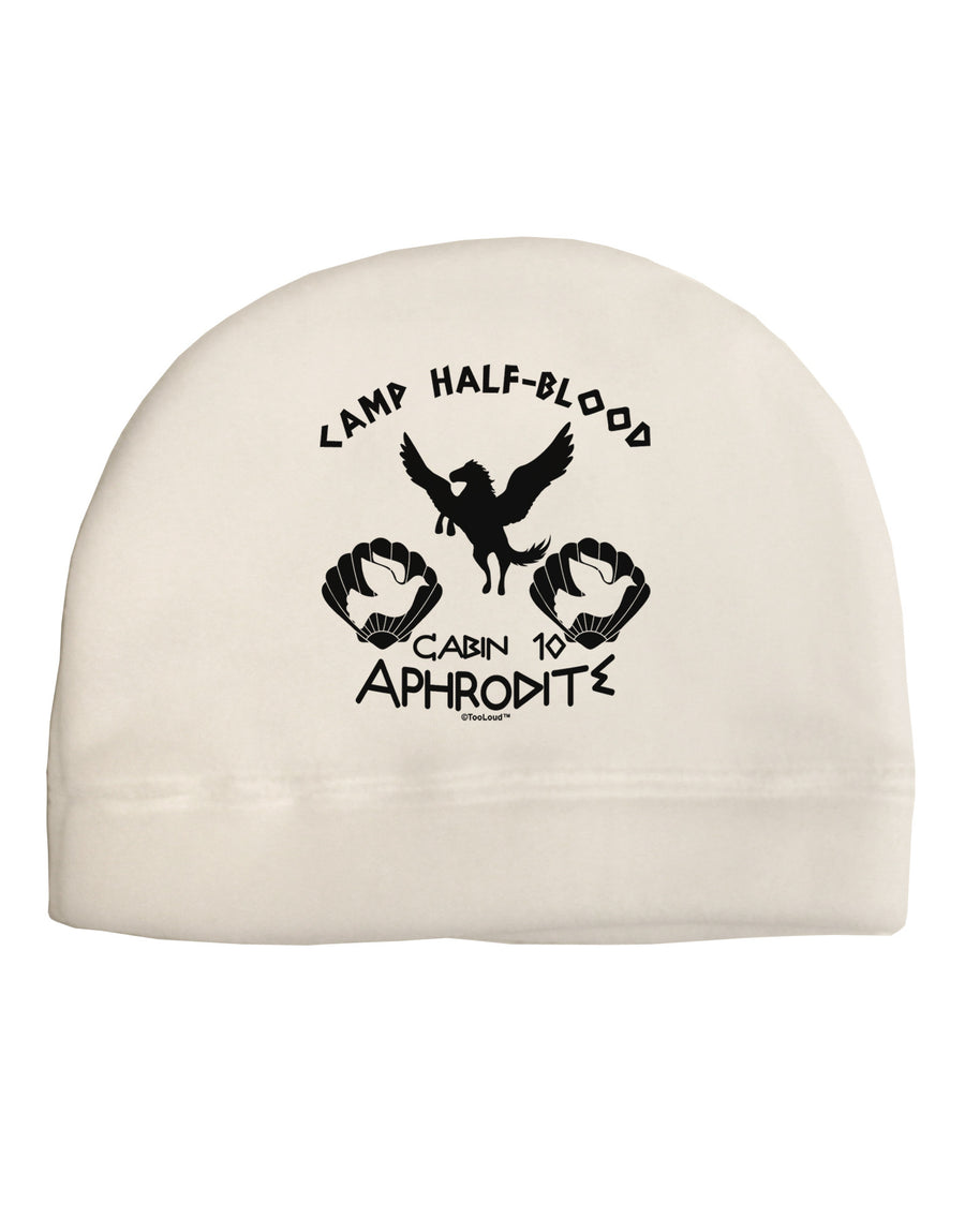 Cabin 10 Aphrodite Camp Half Blood Adult Fleece Beanie Cap Hat-Beanie-TooLoud-White-One-Size-Fits-Most-Davson Sales