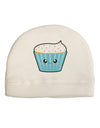 Cute Cupcake with Sprinkles Child Fleece Beanie Cap Hat by TooLoud-Beanie-TooLoud-White-One-Size-Fits-Most-Davson Sales