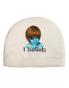 Extraterrestial - I Belieb Child Fleece Beanie Cap Hat by TooLoud-Beanie-TooLoud-White-One-Size-Fits-Most-Davson Sales