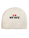 I Heart My Guy Child Fleece Beanie Cap Hat by TooLoud-Beanie-TooLoud-White-One-Size-Fits-Most-Davson Sales