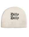 Dilly Dilly Beer Drinking Funny Child Fleece Beanie Cap Hat by TooLoud-Beanie-TooLoud-White-One-Size-Fits-Most-Davson Sales