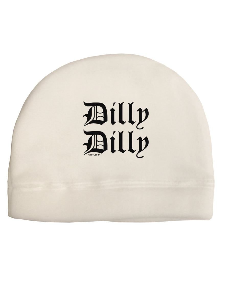 Dilly Dilly Beer Drinking Funny Child Fleece Beanie Cap Hat by TooLoud-Beanie-TooLoud-White-One-Size-Fits-Most-Davson Sales