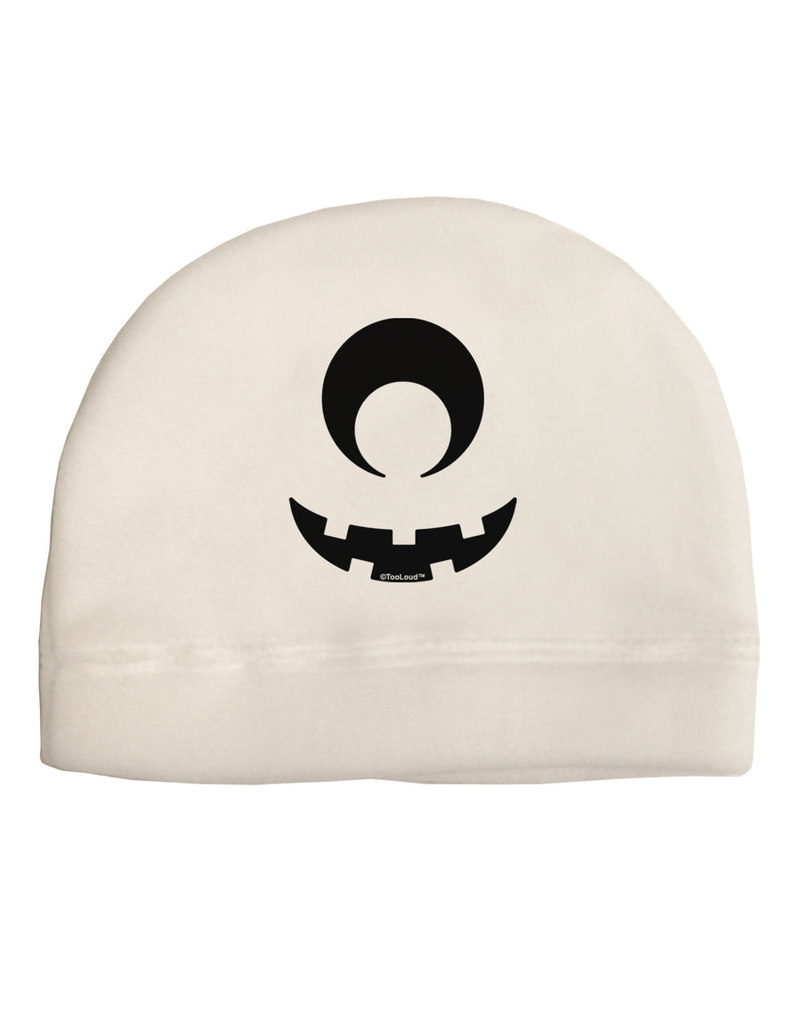 Cyclops Jack-o-Lantern Child Fleece Beanie Cap Hat-Beanie-TooLoud-White-One-Size-Fits-Most-Davson Sales