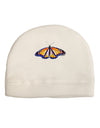 TooLoud Watercolor Monarch Butterfly Child Fleece Beanie Cap Hat-Beanie-TooLoud-White-One-Size-Fits-Most-Davson Sales