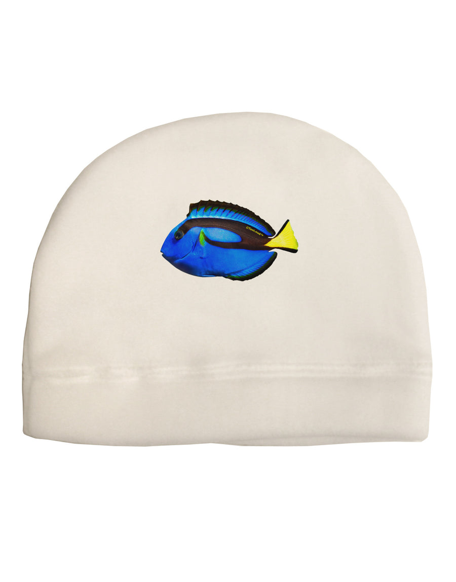 Blue Tang Fish Adult Fleece Beanie Cap Hat-Beanie-TooLoud-White-One-Size-Fits-Most-Davson Sales