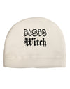 Basic Witch Distressed Child Fleece Beanie Cap Hat-Beanie-TooLoud-White-One-Size-Fits-Most-Davson Sales