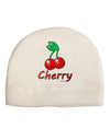 Cherry Text Adult Fleece Beanie Cap Hat-Beanie-TooLoud-White-One-Size-Fits-Most-Davson Sales