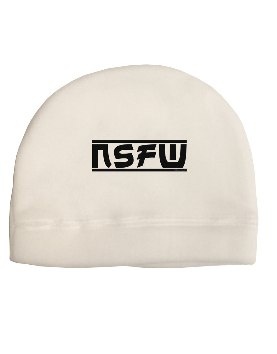 NSFW Not Safe For Work Adult Fleece Beanie Cap Hat by TooLoud-Beanie-TooLoud-White-One-Size-Fits-Most-Davson Sales