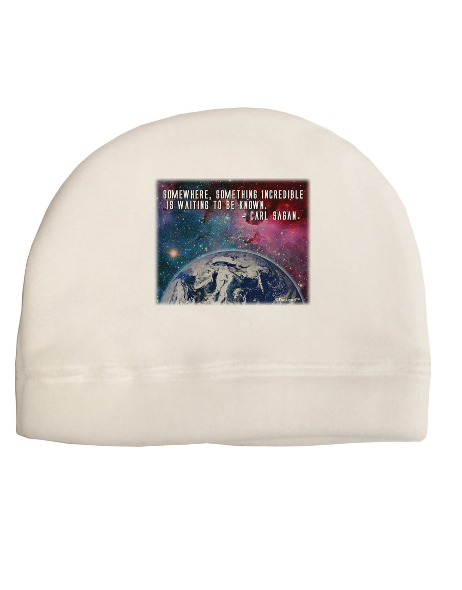 Something Incredible Adult Fleece Beanie Cap Hat-Beanie-TooLoud-White-One-Size-Fits-Most-Davson Sales