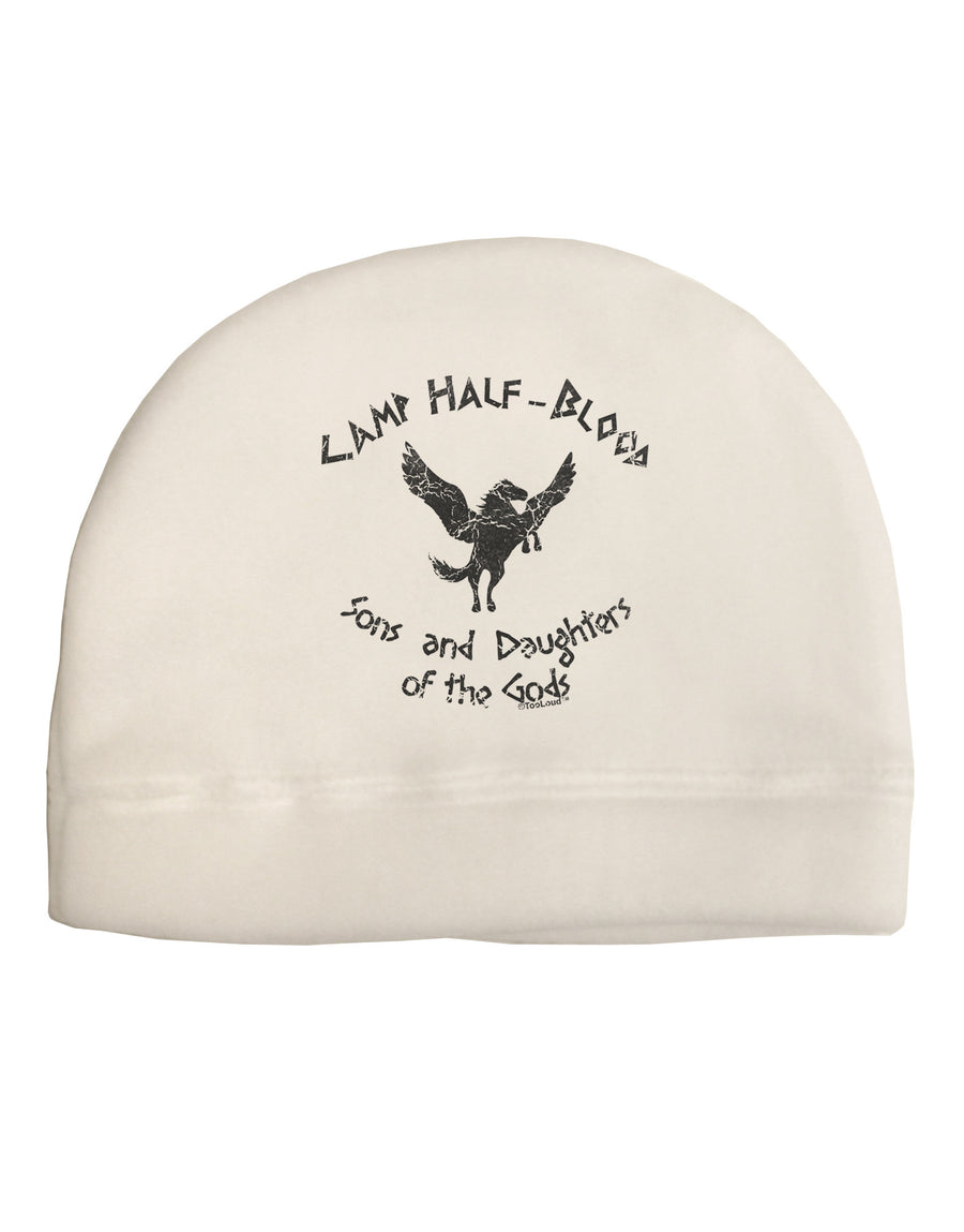 Camp Half-Blood Sons and Daughters Child Fleece Beanie Cap Hat-Beanie-TooLoud-White-One-Size-Fits-Most-Davson Sales