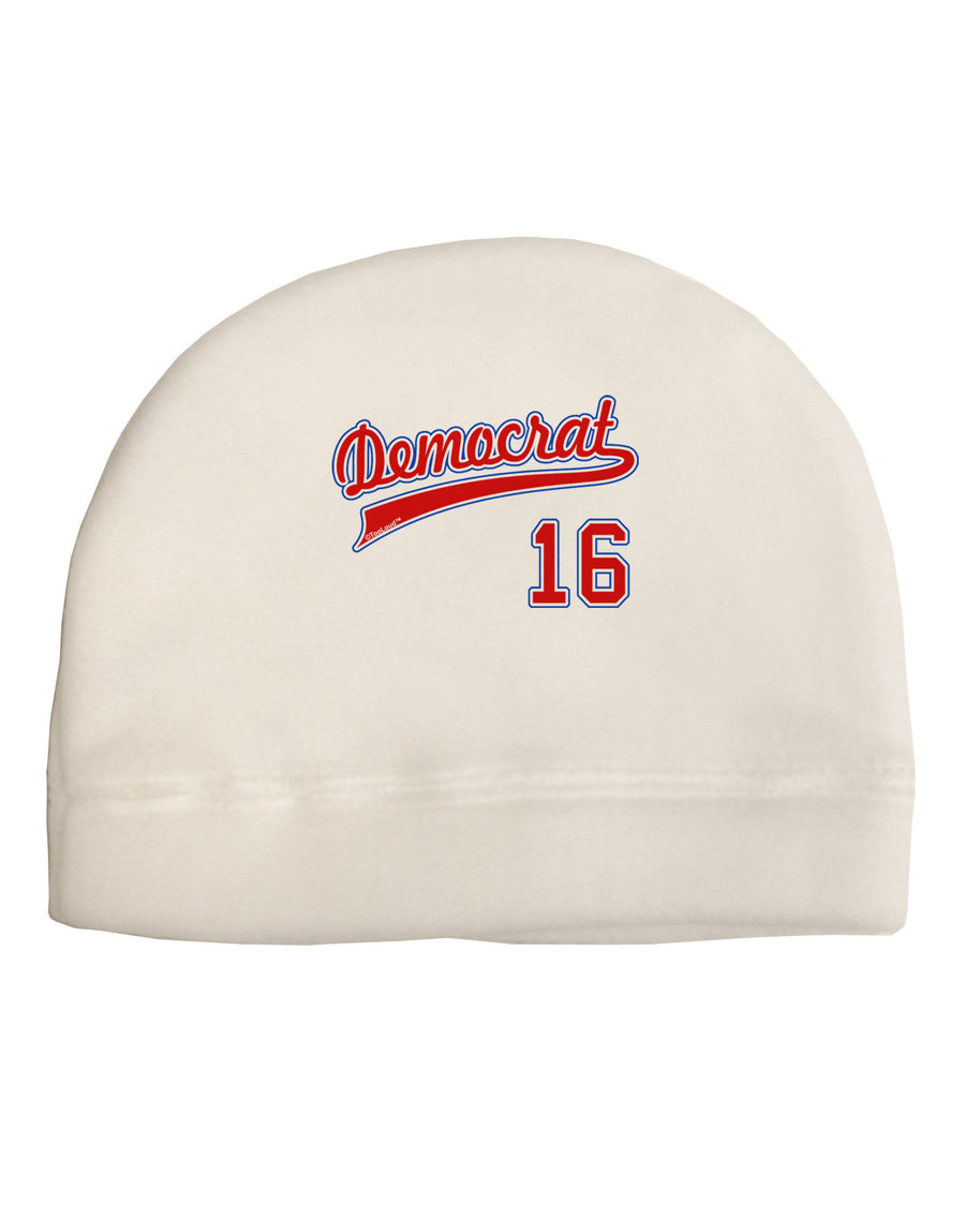 Democrat Jersey 16 Adult Fleece Beanie Cap Hat-Beanie-TooLoud-White-One-Size-Fits-Most-Davson Sales