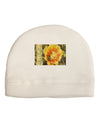 Bee Cactus with Text Adult Fleece Beanie Cap Hat-Beanie-TooLoud-White-One-Size-Fits-Most-Davson Sales