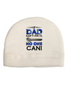 If Dad Can't Fix It Adult Fleece Beanie Cap Hat-Beanie-TooLoud-White-One-Size-Fits-Most-Davson Sales