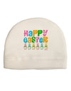 Happy Easter - Tulips Adult Fleece Beanie Cap Hat by TooLoud-Beanie-TooLoud-White-One-Size-Fits-Most-Davson Sales