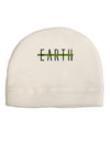 Planet Earth Text Only Adult Fleece Beanie Cap Hat-Beanie-TooLoud-White-One-Size-Fits-Most-Davson Sales