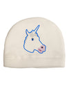 Fanciful Unicorn Adult Fleece Beanie Cap Hat-Beanie-TooLoud-White-One-Size-Fits-Most-Davson Sales