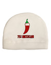 Seventy-Five Percent Mexican Adult Fleece Beanie Cap Hat-Beanie-TooLoud-White-One-Size-Fits-Most-Davson Sales