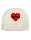 Black Lace Panty Heart Adult Fleece Beanie Cap Hat-Beanie-TooLoud-White-One-Size-Fits-Most-Davson Sales