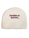 Imposible No Quererte Child Fleece Beanie Cap Hat by TooLoud-Beanie-TooLoud-White-One-Size-Fits-Most-Davson Sales