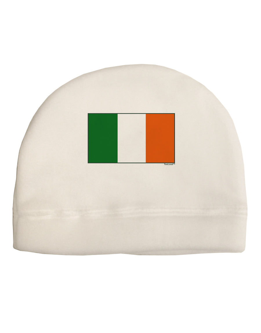 Irish Flag - Flag of Ireland Adult Fleece Beanie Cap Hat-Beanie-TooLoud-White-One-Size-Fits-Most-Davson Sales