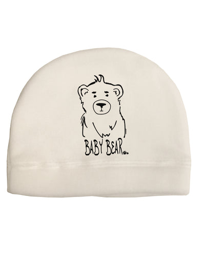 TooLoud Baby Bear Dark Adult Dark Baseball Cap Hat-Baseball Cap-TooLoud-White-One-Size-Fits-Most-Davson Sales