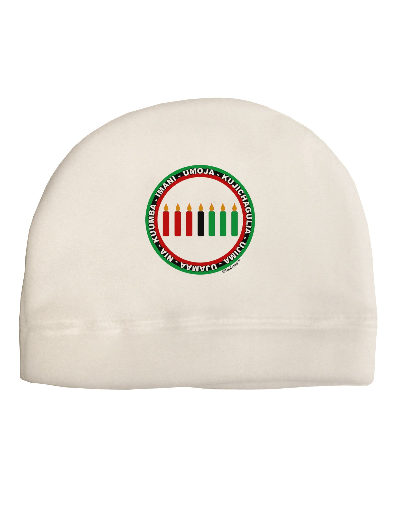 7 Principles Circle Adult Fleece Beanie Cap Hat-Beanie-TooLoud-White-One-Size-Fits-Most-Davson Sales