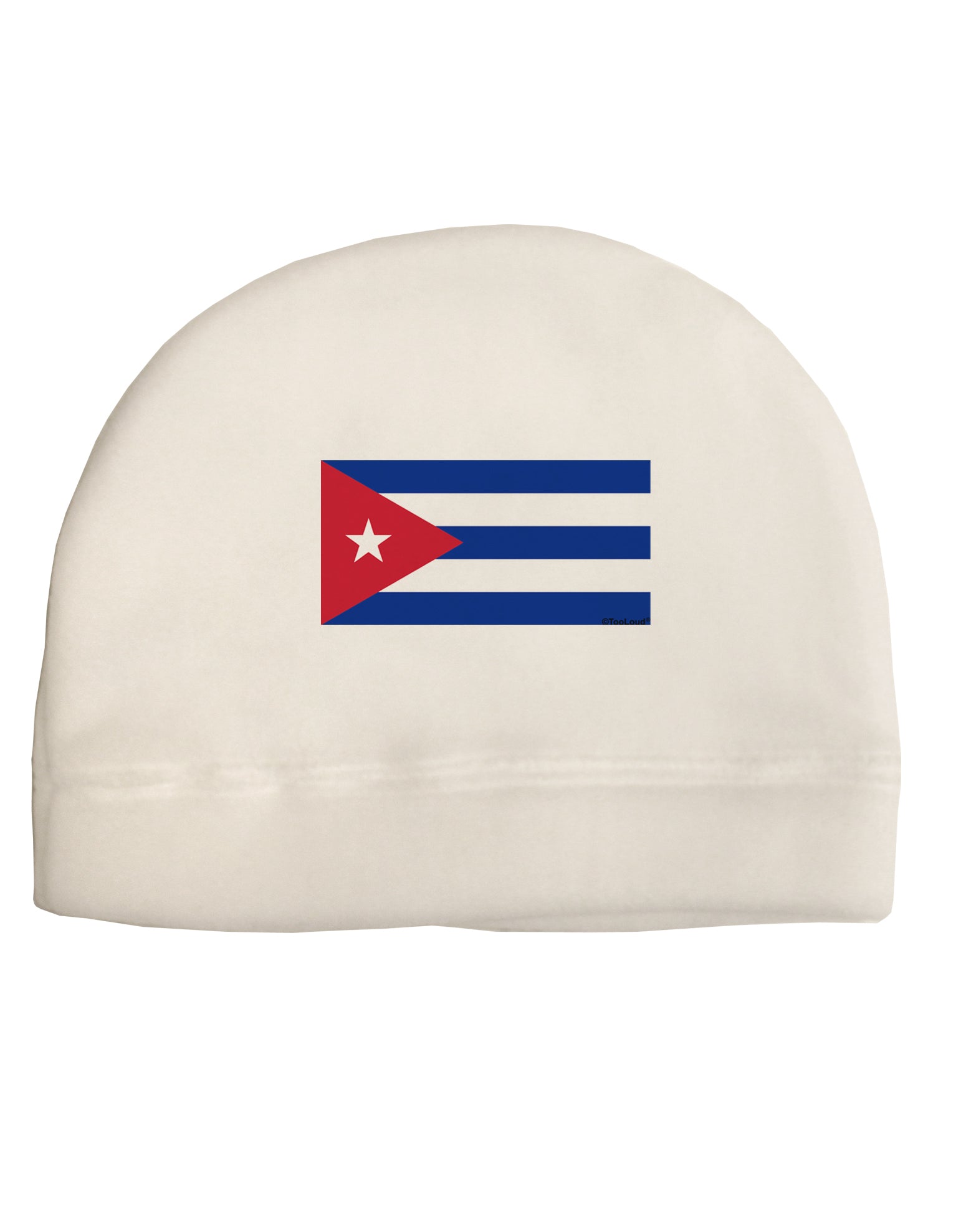 Cuba Flag Cubana Adult Fleece Beanie Cap Hat by TooLoud-TooLoud-White-One-Size-Fits-Most-Davson Sales