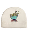 TooLoud Matching Lovin You Blue Pho Bowl Dark Adult Dark Baseball Cap Hat-Baseball Cap-TooLoud-White-One-Size-Fits-Most-Davson Sales