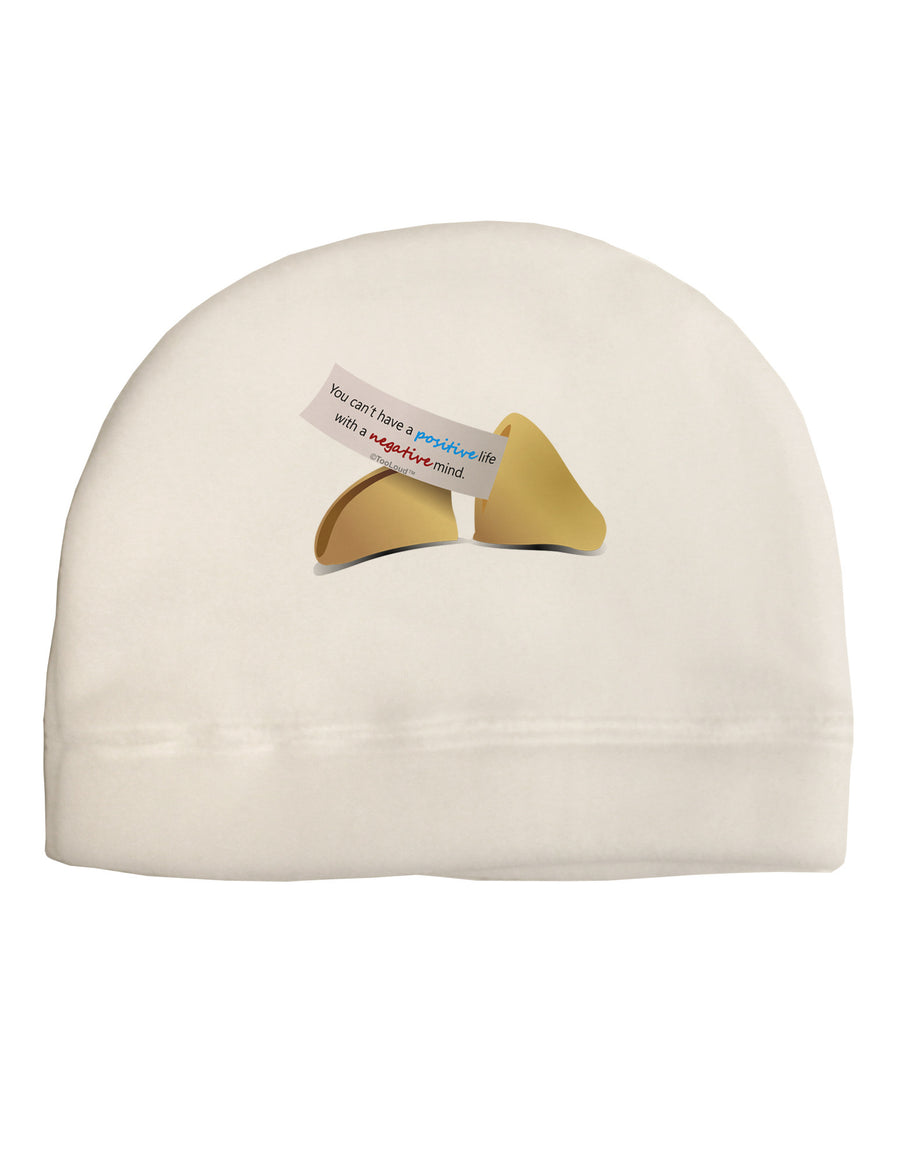 Positive Life - Fortune Cookie Adult Fleece Beanie Cap Hat-Beanie-TooLoud-White-One-Size-Fits-Most-Davson Sales