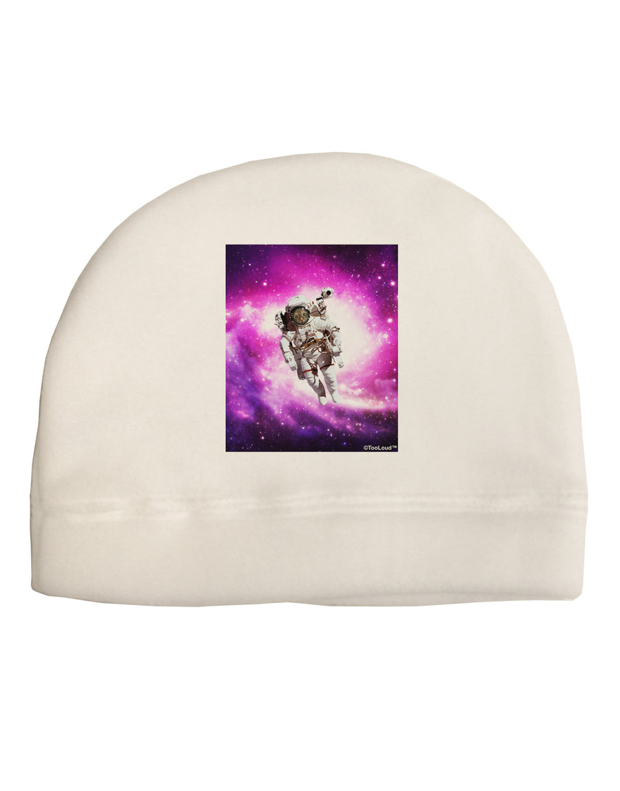 Astronaut Cat Child Fleece Beanie Cap Hat-Beanie-TooLoud-White-One-Size-Fits-Most-Davson Sales