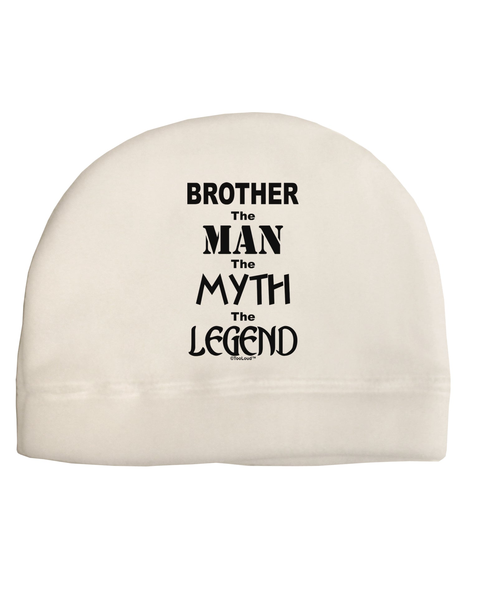 Brother The Man The Myth The Legend Adult Fleece Beanie Cap Hat by TooLoud-TooLoud-White-One-Size-Fits-Most-Davson Sales
