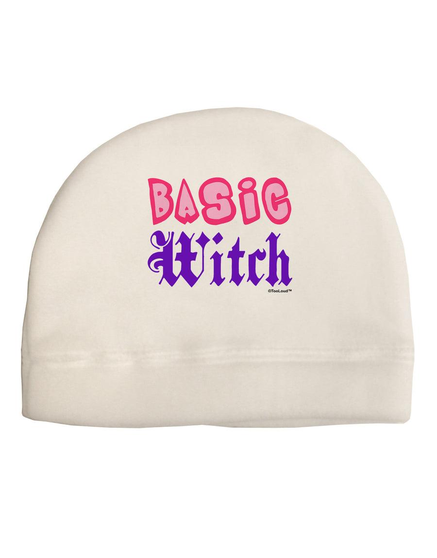 Basic Witch Color Adult Fleece Beanie Cap Hat-Beanie-TooLoud-White-One-Size-Fits-Most-Davson Sales