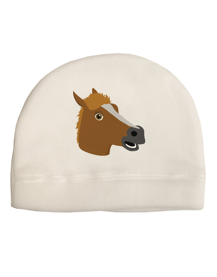 Silly Cartoon Horse Head Child Fleece Beanie Cap Hat by TooLoud-Beanie-TooLoud-White-One-Size-Fits-Most-Davson Sales