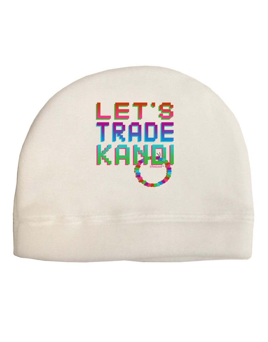 Let's Trade Kandi Adult Fleece Beanie Cap Hat-Beanie-TooLoud-White-One-Size-Fits-Most-Davson Sales