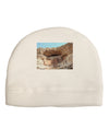 Montezuma Castle Arizona Adult Fleece Beanie Cap Hat-Beanie-TooLoud-White-One-Size-Fits-Most-Davson Sales