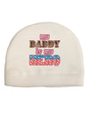 My Daddy is My Hero - Armed Forces - Pink Child Fleece Beanie Cap Hat by TooLoud-Beanie-TooLoud-White-One-Size-Fits-Most-Davson Sales